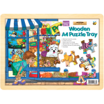 A4 Wooden Puzzle Tray 